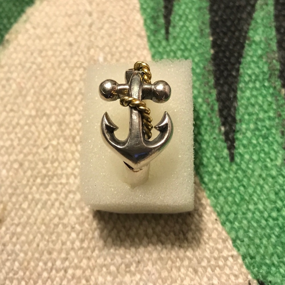 Silver, Anchor Ring - image 1